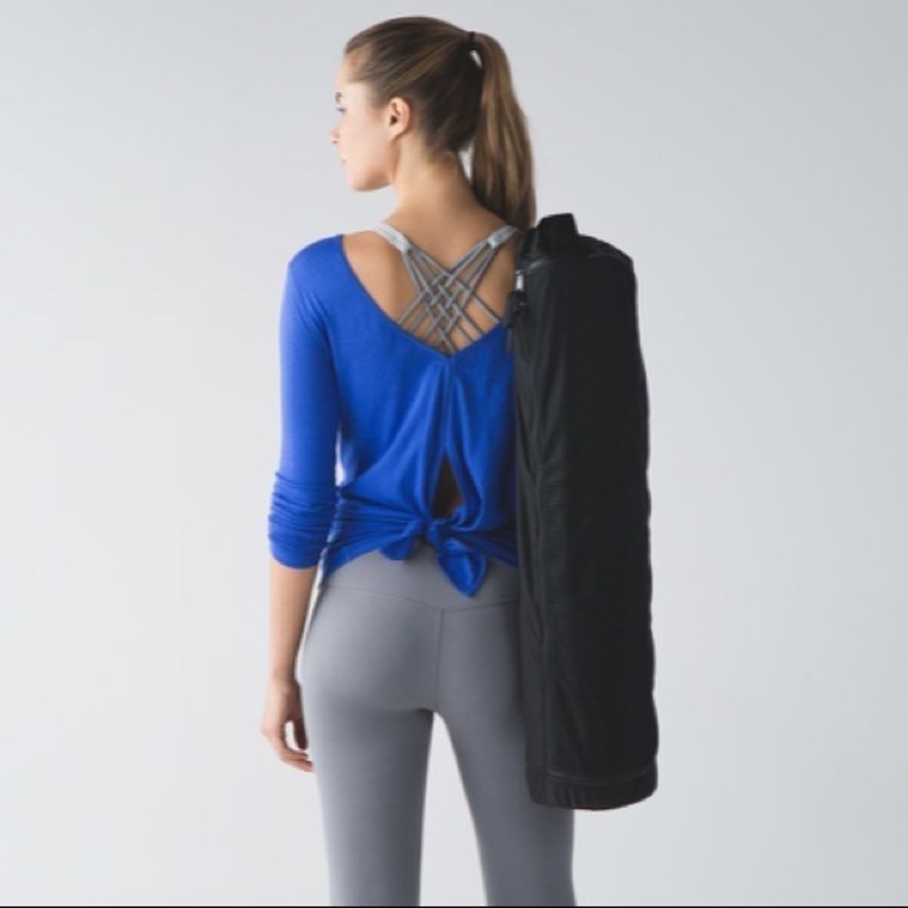 Lululemon NWT Zen Bender LS size 10 blue